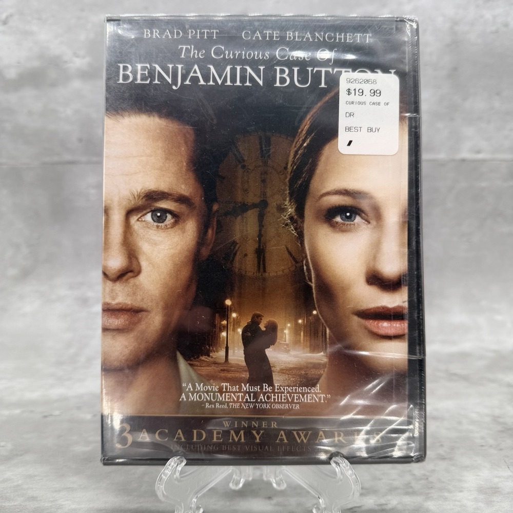 THE CURIOUS CASE OF BENJAMIN BUTTON BRAD PITT CATE BLANCHETT DVD NEW SEALED